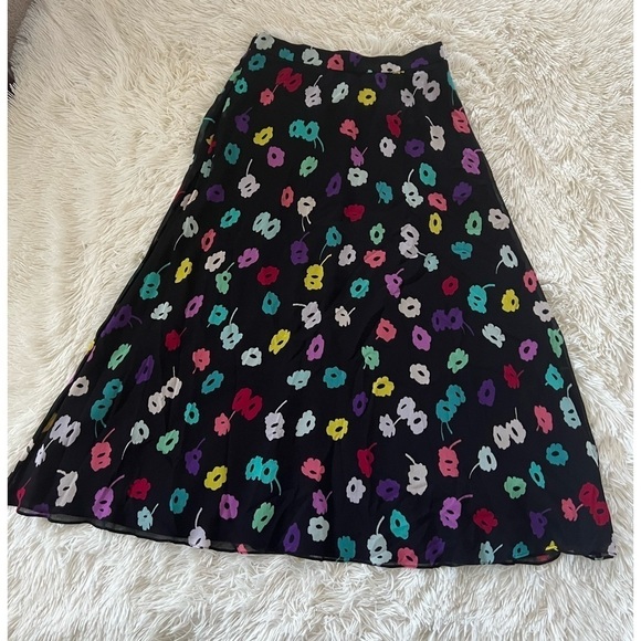 ESCADA Floral Print Midi - size 36 US S - Picture 1 of 9